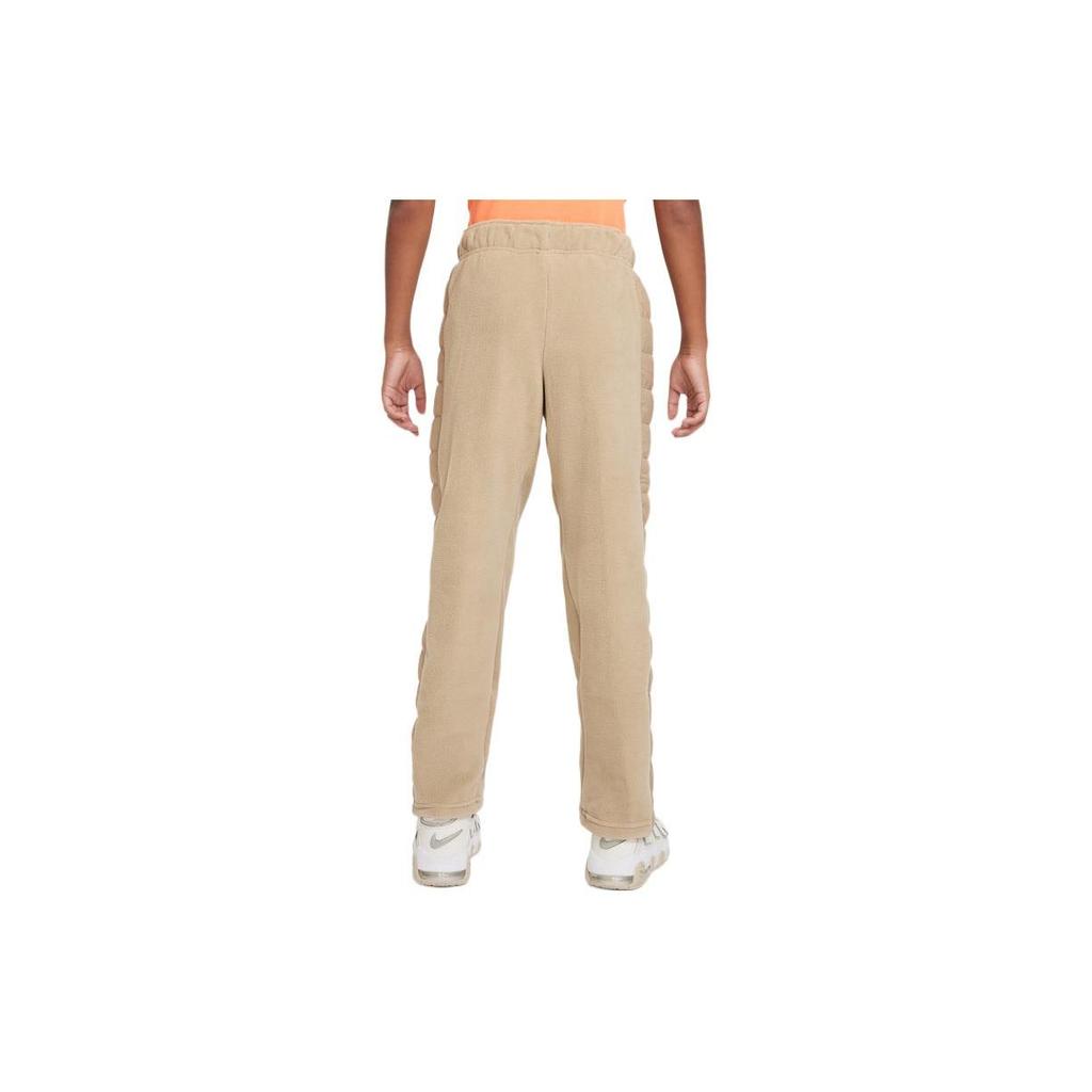 Nike Спортивные штаны из флиса с принтом логотипа, детские штаны цвета хаки DV3065-247