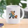 Movie Dog Man 300ml Cup Cartoon Dogman Children Ceramic Mugs Breakfast Coffee Cups Milk Tea Drinkware Kitchen Cup