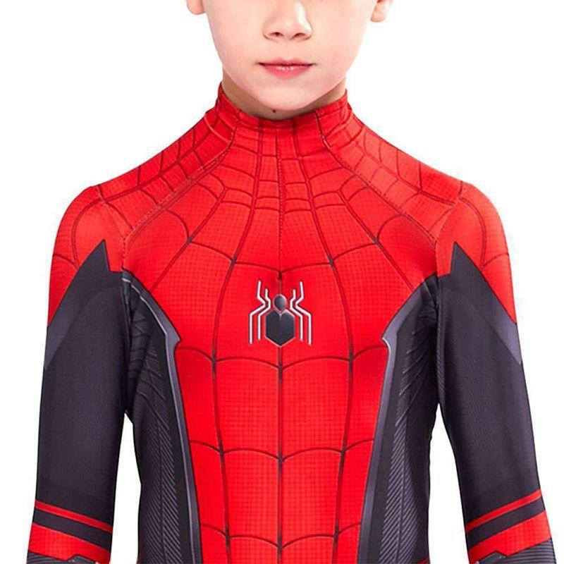 High Quality Spidermans Costume Fancy Dress Adult And Children Halloween Costume Red Black Spandex Cosplay Clothing