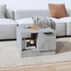 VidaXL Coffee Table Concrete Grey 50x50x36 Cm Engineered Wood 811344