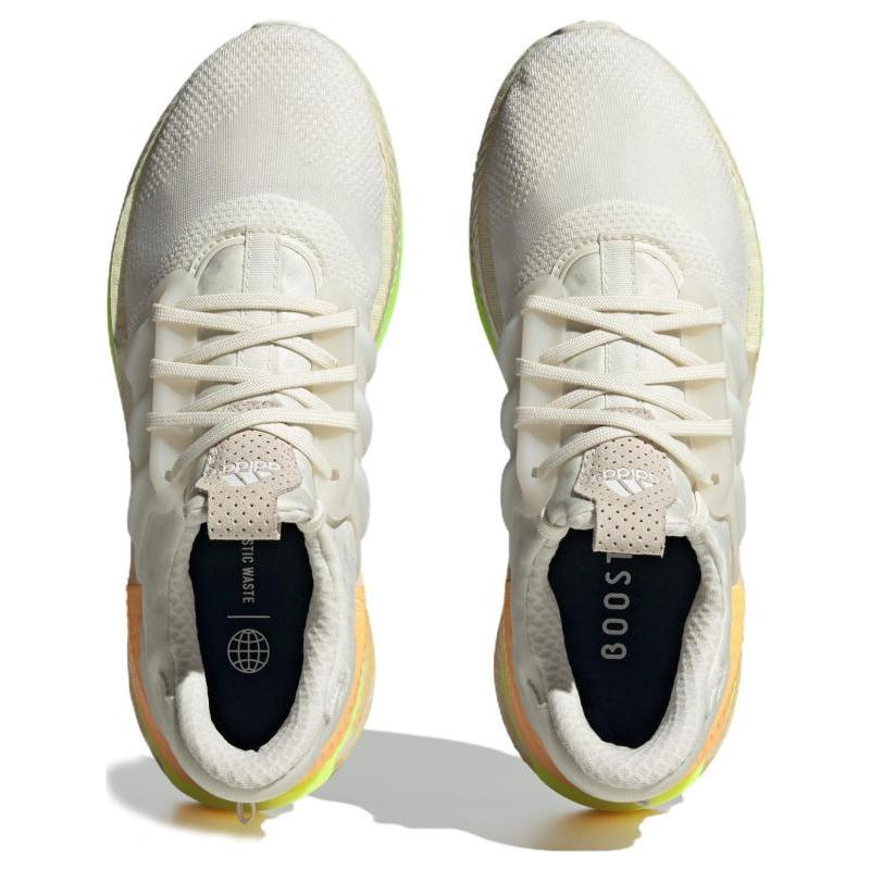 adidas X_PLRBOOST Молочно-белые Облачно-белые Льняно-зеленые Женские кроссовки ID9601