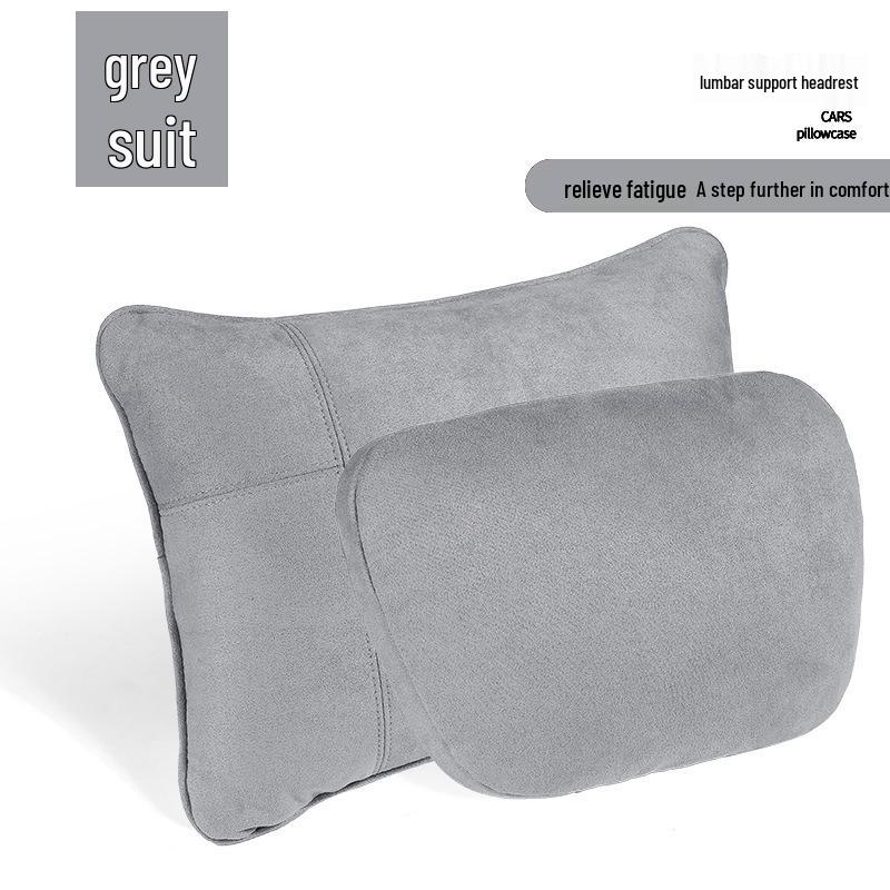 Поясничная подушка из замши для Maybach: Подушка подголовника и поддержка шеи.