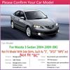 Автомобильные брызговики для Mazda 3 BK Saloon Sedan 2004 ~ 2009 2005 2006 2007 2008 Брызговики Fender Брызговики Авто