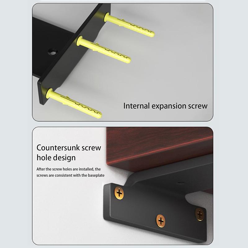 Настенный кронштейн для полки Подвесная тренога Поддержка полки Скрытая настенная фиксированная перегородка Стеллаж для хранения Полки Угловой кронштейн Утолщенный