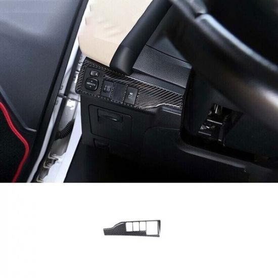 Driver's Side Dash Control Strip Real Carbon Fiber For Toyota Corolla 2014-