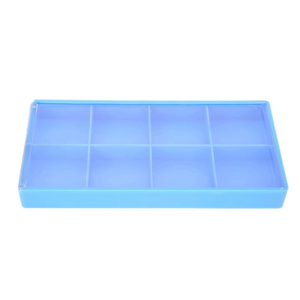 Пластиковый 8-сеточный ящик для хранения ювелирных изделий, органайзер для часов, контейнер для инструментов