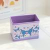 Hello Kitty Kuromi Cinnamoroll My Melody Узор Складной Настольный Органайзер для Хранения Косметики и Офисных Принадлежностей