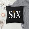 Six Musical Logo Square Pillowcase Polyester Linen Velvet Creative Zip Decor Pillow Case Home Cushion Cover 45X45