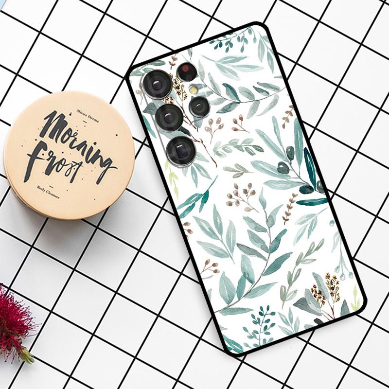 Чехол Эвкалипт Лаванда для Samsung Galaxy S21 S22 S23 S24 S25 Ultra S9 S10 S25 Plus S25 FE S20 FE Чехол для телефона