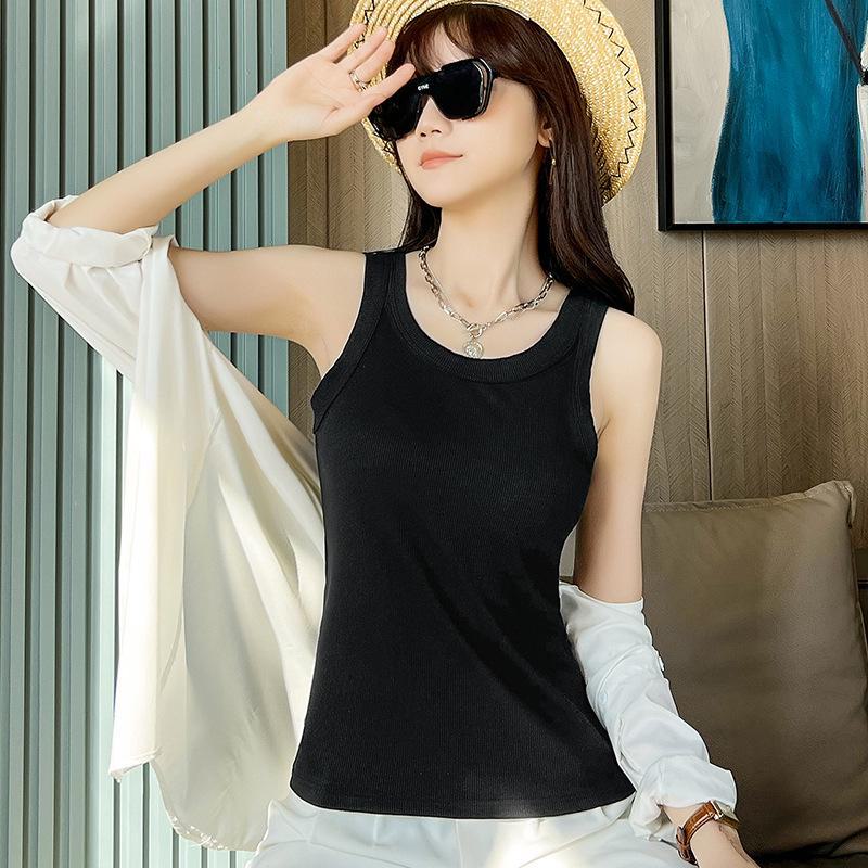 Женский белый жилет-комбинезон: Широкие бретели, красивая спина, топ без рукавов — идеально для весны и лета