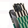 Клетчатый модный дизайн 2-в-1 чехол для телефона подходит для iPhone17 16 15 14 13 12 11Pro/Max Plus противоударный задний чехол
