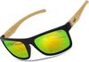 INFI Polarized Ultra with Mirrored UV for Sea and Lime Colors for Men and Women Sunglasses, Lightweight, Strap, Lenses, Protection, Fishing, Driving,
