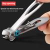 Stainless Steel Nail Clippers 2 Sizes Available Manicure Fingernail Cutter Thick Hard Toenail Scissors Tools