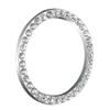 Hot Accessories Silver Circle Car Decoration Diamond Start Switch Button Ring