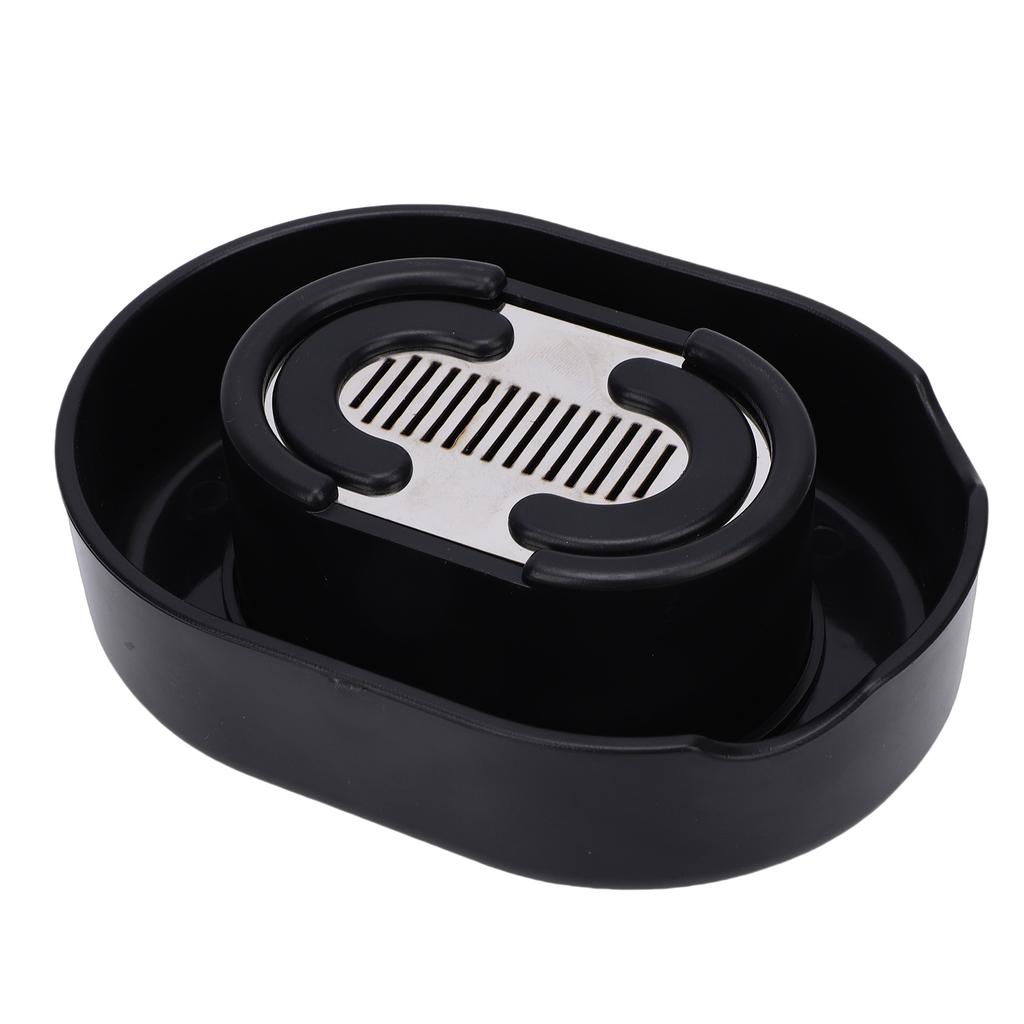 Rinser Manual Push Type Cleaner for Beard Shaving No Electricity Required Black