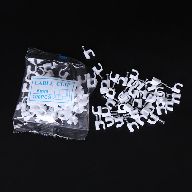 Litie Round Steel Nail Cable Clip