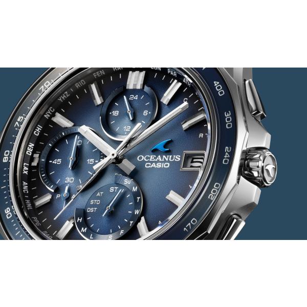 Casio Часы OCEANUS RETRO TONE Manta S7000 OCW-S7000RA-2AJF с синим циферблатом