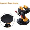 Mini Table Bench Screw Clamp Engraving Table Vice 360 Rotatable Adjustable Table Vise Suction Cup Base - DD