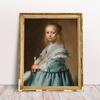 Vintage Altered Art Poster Funny Bathroom Art Poster Renaissance Vintage Baroque Canvas Painting Pink Rococo Art Prints Decor