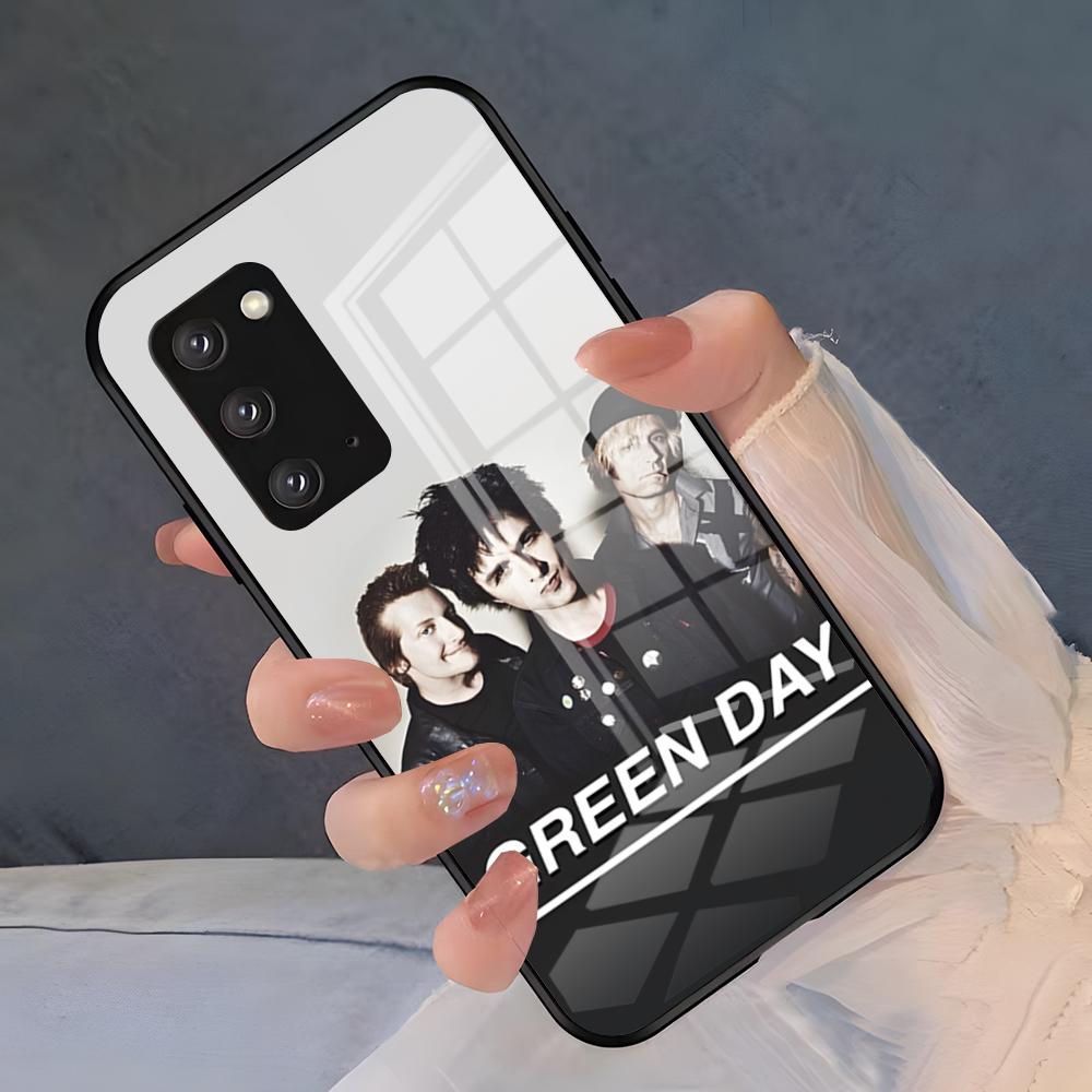 Чехол для телефона Green Day Для Samsung S26 S25 Plus S20 S20 Plus S22 Ultra S23 FE S21 Plus S21 Ultra Стеклянная крышка