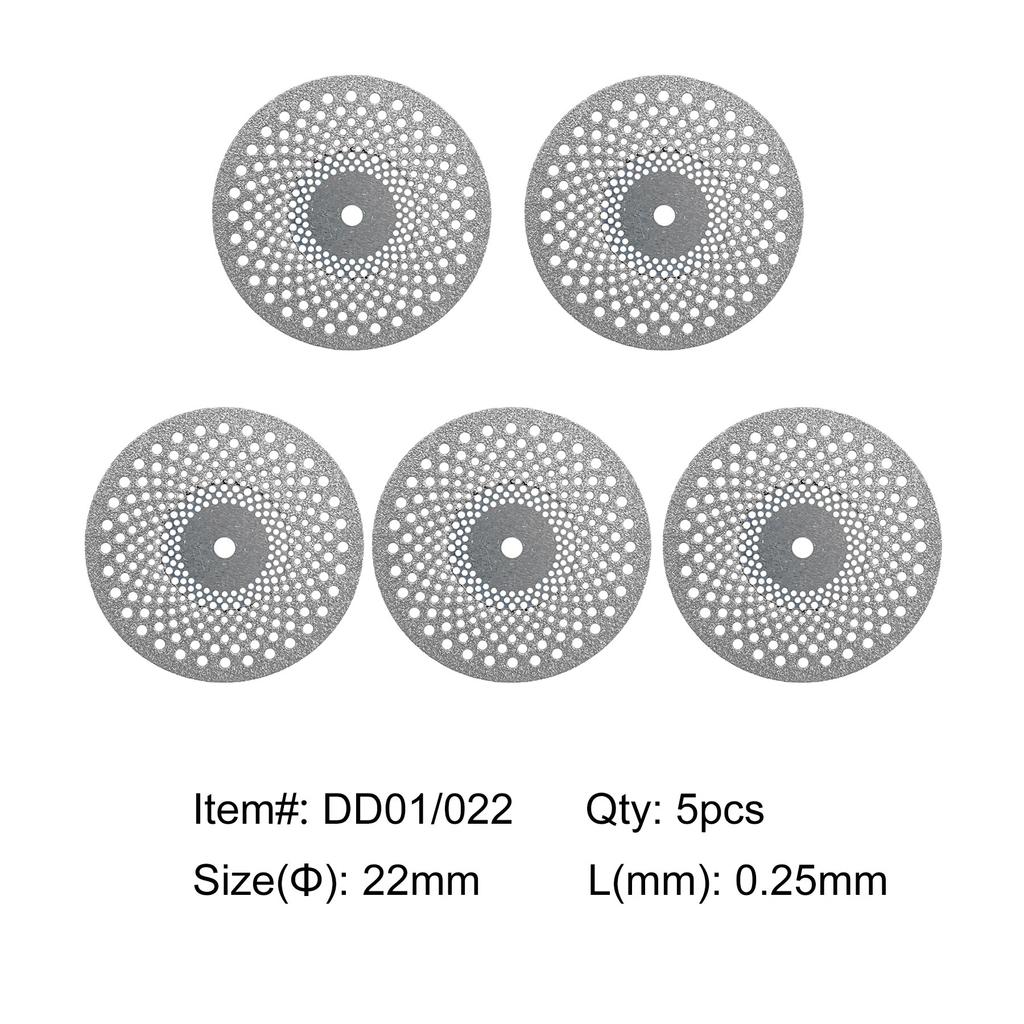 5pcs Dental Diamond Disc  Double Sided Grit Cutting