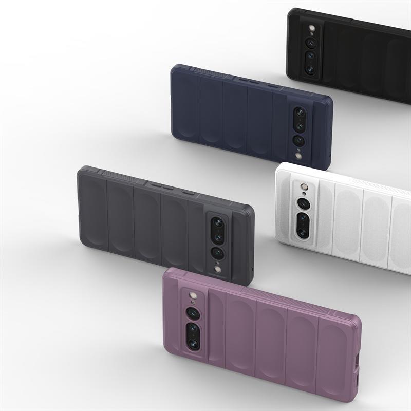 For Google Pixel 10 9 9A 8 8A 7 Pro 7A 6A Anti-Slip Bump TPU Armor Skin Full Protection Camera Shell Shockproof Cover Fundas
