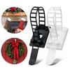24/48Pcs Cable Clips Self Adhesive Mount Wire Clamps Line Tie Fixed Garland Hooks Ties Christmas Stocking Holder Adhesive Straps