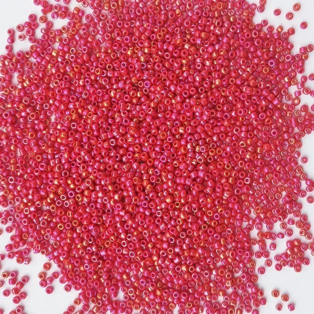 10 г 2 мм 3 мм 4 мм чешский стеклянный бисер маленький круглый россыпью AB цвет бусина для самостоятельного изготовления сережек браслетов ювелирных изделий аксессуары