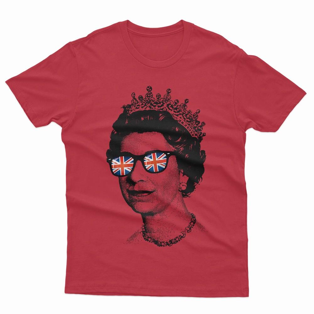 Queen Elizabeth Ii With Sunglasses British Crown Union Jack Family TShirt