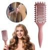 Щетка для волос с мягкой щетиной, массажная для кожи головы, женская вентилируемая расческа для вьющихся волос, расческа для укладки волос, парикмахерский инструмент для девочек