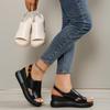 Summer Wedge Platform Sandals Fashion Retro Romen Beach Shoes Ladies Casual Peep Toe Soft Comfortable Sandalias