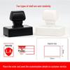 Medium QC Stamp: Auto-Inking, Employee & Pass Numbering, Inspection Approved.