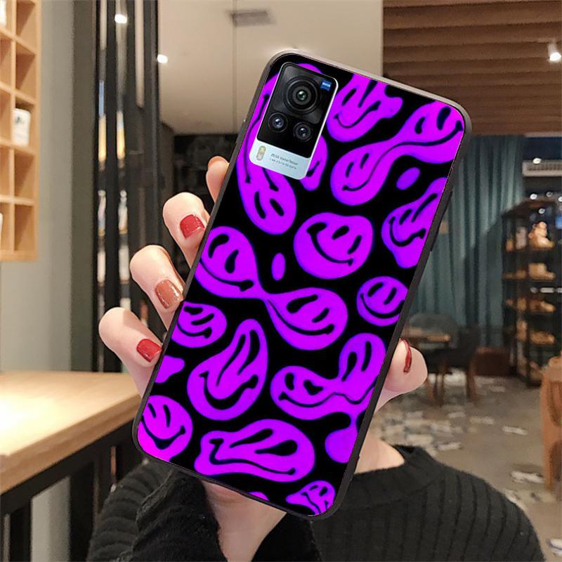 Чехол для телефона Trippy Smiley для VIVO V21E V21 V23 V23E V2109 Y53S Y33S Y55 Y76 Y31 Y21 Y72 Y01 Y21S Y11S Funda Coque