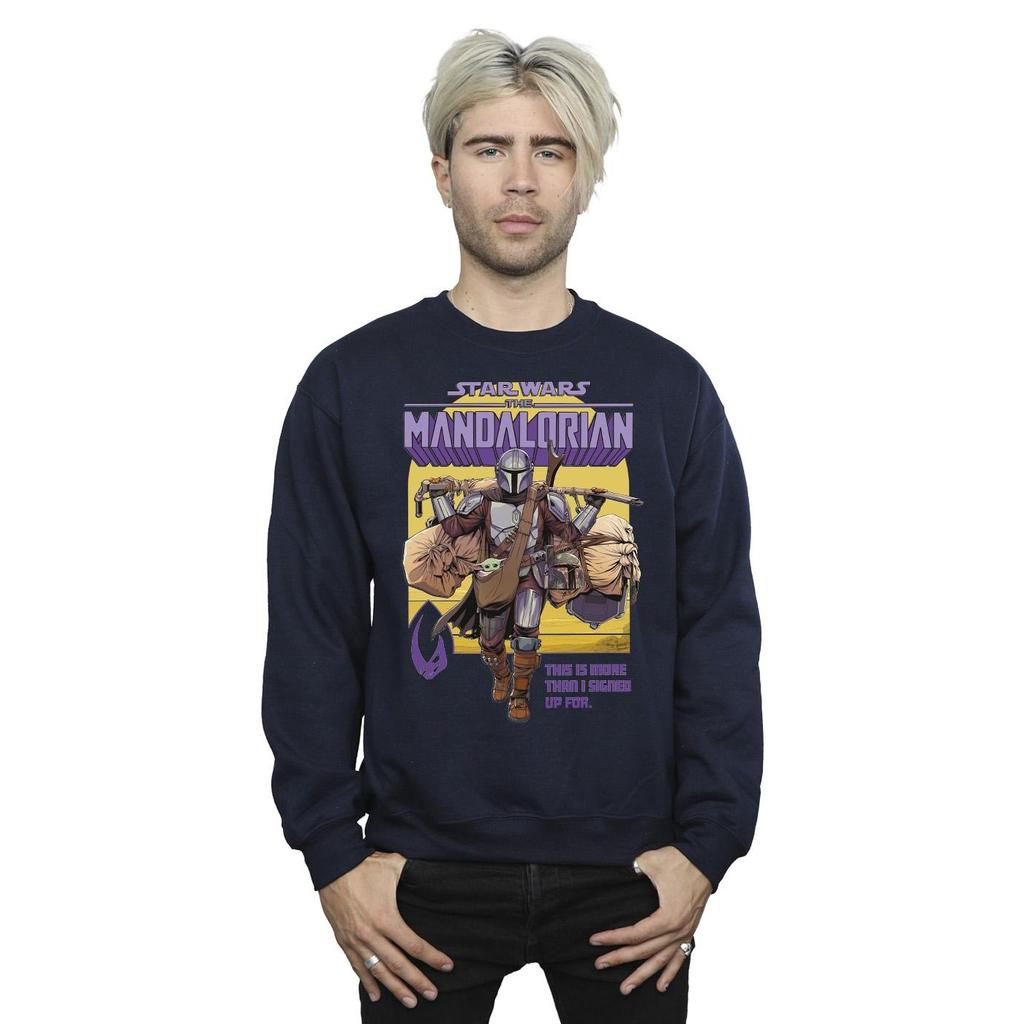 STAR WARS Мужская толстовка The Mandalorian Больше, чем я ожидал