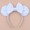 Pearls 3.3"Mouse Ears Headband 5‘’ Velvet Bow Hairband For Girls Festival Party Cosplay DIY Hair Accessories Women Gifts