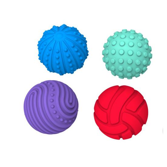 4/6 шт. Магнитный силиконовый сенсорный мяч, портативный, для путешествий, снятия тревожности и стресса, цветной мяч для детей, подростков и взрослых, успокаивающий текстурированный мяч, игрушка-фиджет