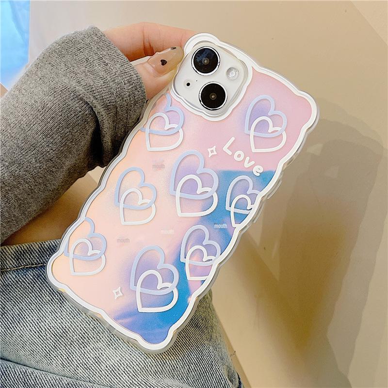 Zhitai iPhone 15 Pro/13/14 Case - Creative Big Wave Design for XS/XR/12/11