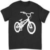 BMX Силуэт Мальчики Девочки Трюковой Велосипед Цикл Футболка PUK8