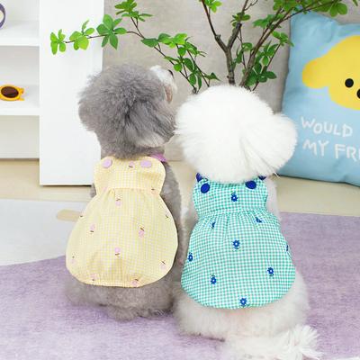 Pet Sling Pumpkin Skirt Одежда для собак Весна/Лето Милая Sling Skirt Одежда для животных Плюшевые мишки Маленькая собачка Плечевая юбка Жилет для собак