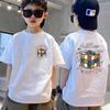 Summer Children's Boys' T-shirts, Boys' Tops, Fashionable T-shirts, Boys' White T-shirts