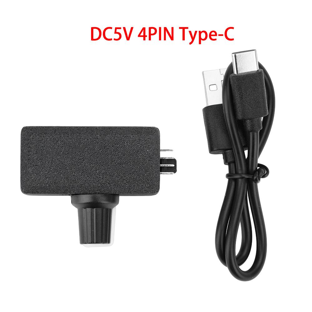 DC Mini Fan Speed Controller 4-PIN Type-C USB PWM Governor Power Supply DIY Water-cooling Cooling for Laptop Cell Phone Cooling