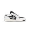 Jordan Air Jordan 1 Устойчивые к истиранию Низкие Скейтбордические Ботинки Унисекс Черно-Белые 553558-172(Команда210-)