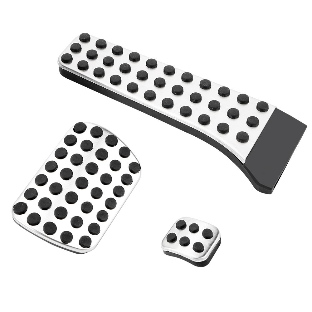 Stainless Steel Rest Pedal Pads for Mercedes Benz C E S GLK SLK CLS SL-Class Accelerator Brake Footrest Pad Interior Parts