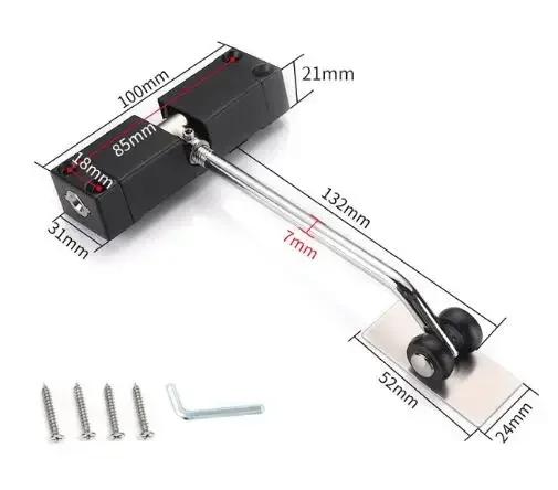 20-40 кг Автоматический доводчик с пружиной из нержавеющей стали, регулируемая поверхность, закрытие