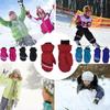 Kids Winter Must Thicken Warm Children Ski Gloves Snow Snowboard Outdoor Riding Long-sleeved Mitten