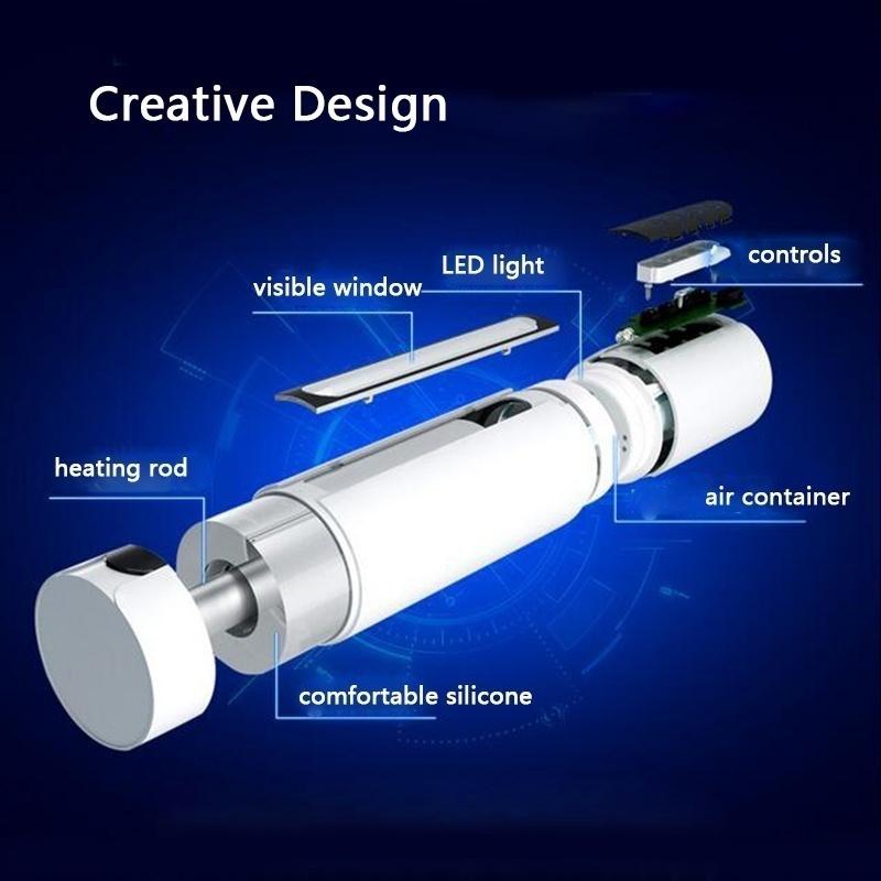 New Male Electric Masturbator Sucking Male Masturbator Heating Masturbation Cup Larger Size Hands Free Ass 6 Vibrating Modes 6 Sexy Voice Sex Toys