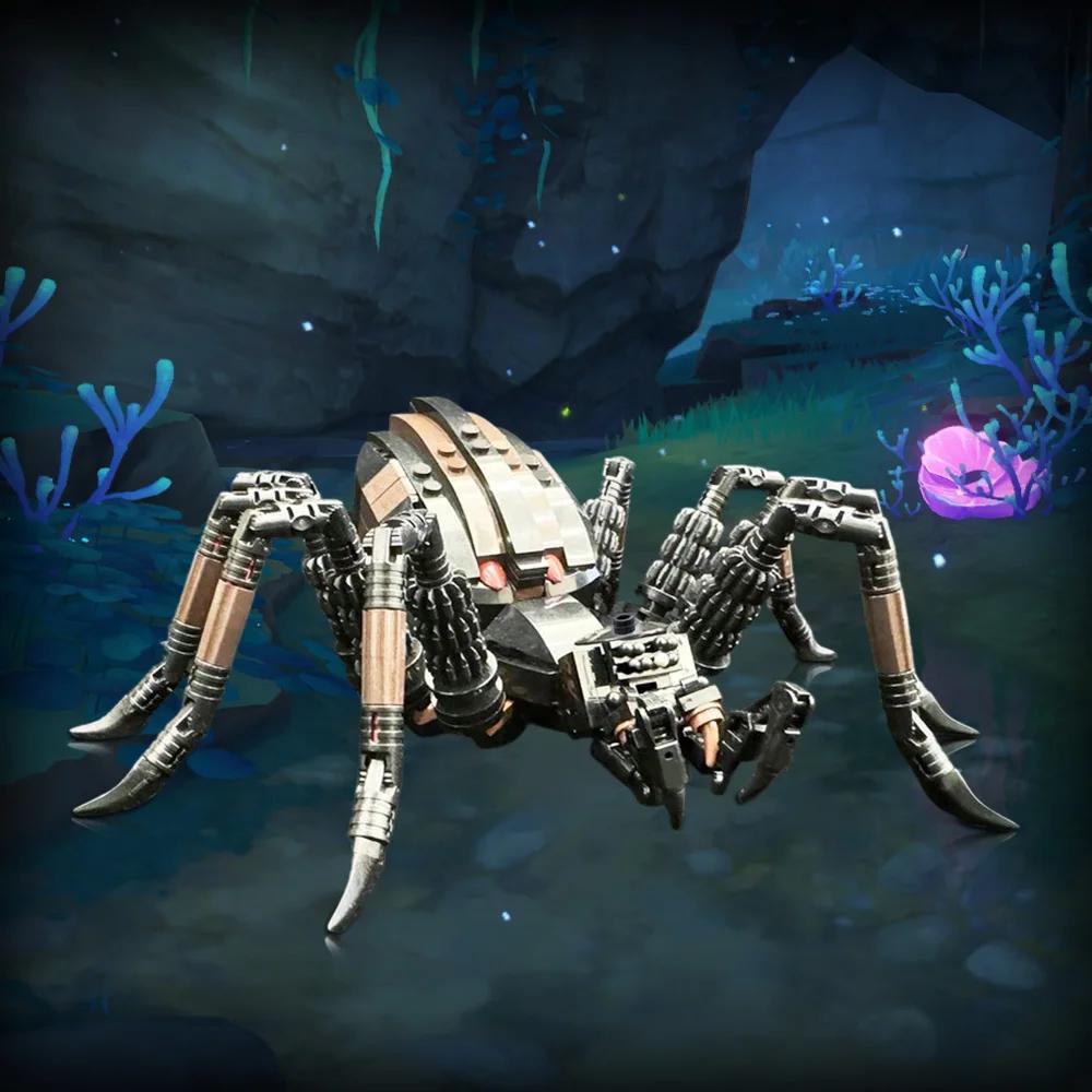 MOC Shelob of Middle Earth Bricks Model Movie Rings Shelob Horror Spider Monster Building Blocks Assembly Toys Kid Birthday Gift