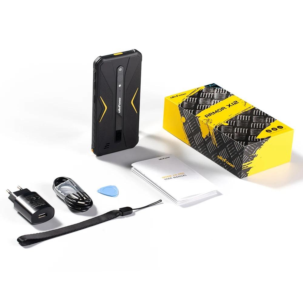 Ulefone Защищенный телефон Armor X12 Pro 4G Android 15 Смартфон До 10 ГБ+64 ГБ 4860 мАч 5,45" NFC Глобальный Слот для 3 SIM-карт