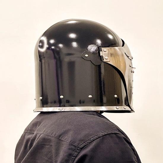 Шлем барбют Барбют с забралом Шлем средневековый стальной шлем с внутренней подкладкой Лучший подарок для него