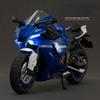 1/12 YAMAHA R1 Мотоцикл Сплав Игрушки-машинки Металлические литые модели Мотоциклы Модель со светом и звуком Транспортное средство для детей Подарки M33